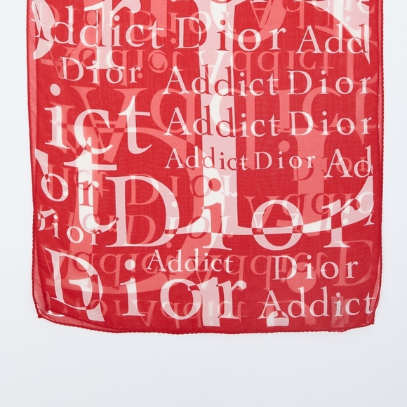 Dior Silk Addict Scarf 54 X 14 - Picture 6 of 12